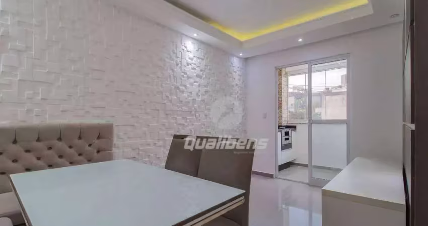 Apartamento com 2 dormitórios à venda, 64 m² por r$ 370.000,00 - parque são vicente - mauá/sp