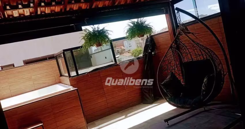 Cobertura com 2 dormitórios à venda, 100 m² por r$ 680.000 - vila humaitá - santo andré/sp