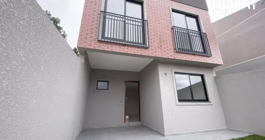 Sobrado novo 03 dormitórios (1 suíte) à venda por r$ 530.000,00 no santa cândida - curitiba/pr