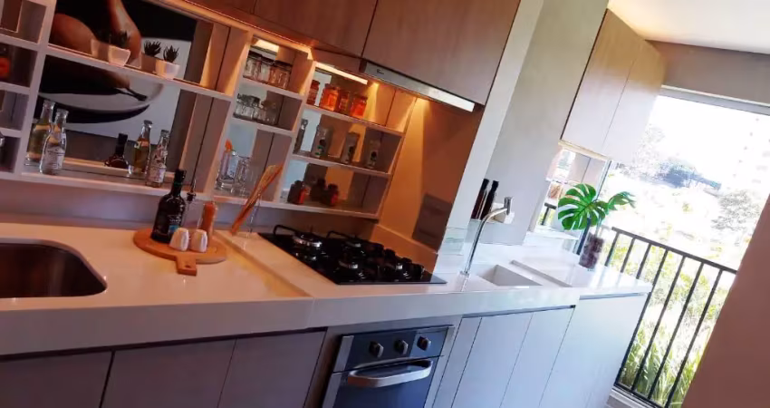 Apartamento de 55m² com 2 dormts (1 suite) + varanda e vaga de garagem na lapa/leopoldina