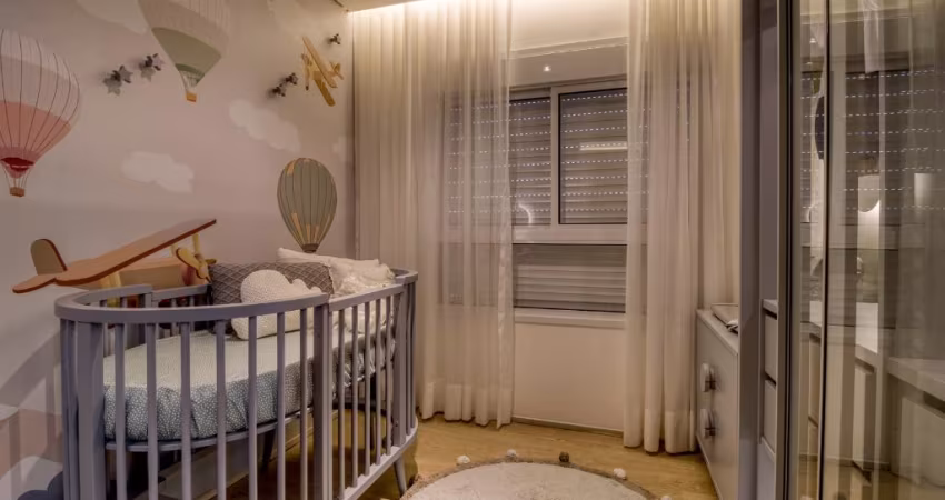 Apto de 69m² com 3 dormitorios, varanda e vaga no Tatuapé px ao metrô!
