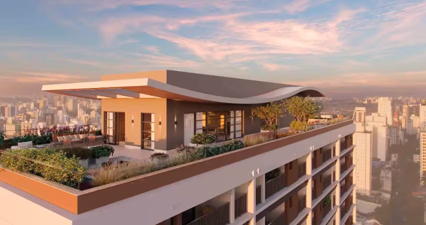 Apartamento 46mts com varanda e vaga px ao metrô na Sta Cecilia/Higienópolis