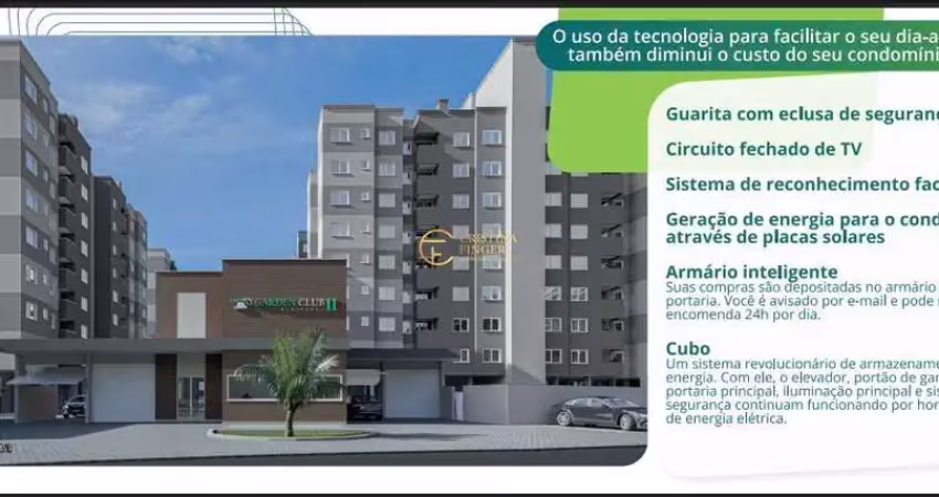 Apartamento 59,03m²,  2 quartos 1 suite, em construção - pedra branca