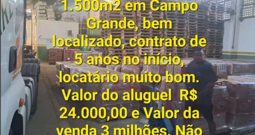 Galpão para locação em rio de janeiro, campo grande