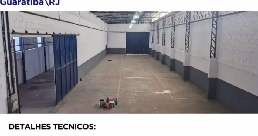 Galpão para locação em rio de janeiro, guaratiba, 2 banheiros