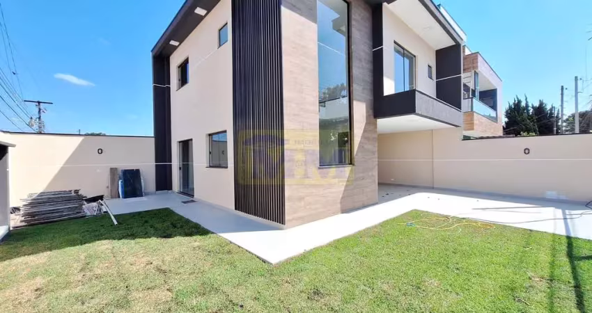 Sobrado novo de esquina no pineville: a sua vida moderna e confortável começa aq