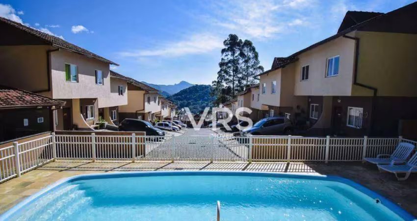 Casa com 3 dormitórios à venda, 79 m² por r$ 299.000,00 - araras - teresópolis/rj