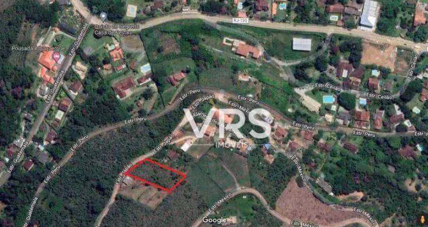 Terreno à venda, 1890 m² por r$ 290.000,00 - albuquerque - teresópolis/rj
