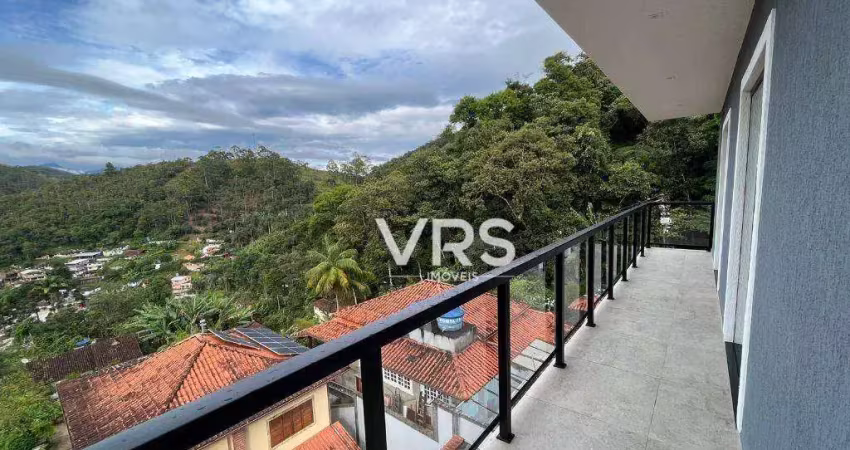 Casa com 3 dormitórios à venda, 268 m² por r$ 800.000,00 - albuquerque - teresópolis/rj
