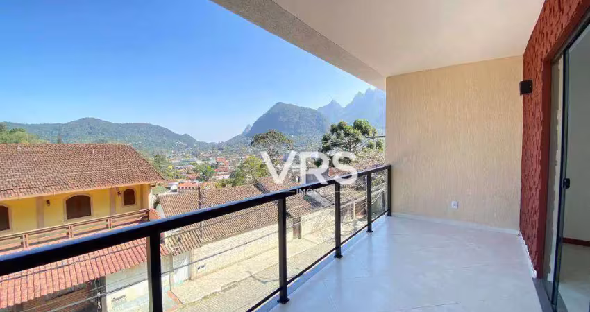 Apartamento com 2 dormitórios à venda, 98 m² por r$ 370.000,00 - santa cecília - teresópolis/rj