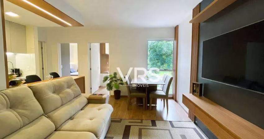 Apartamento com 2 dormitórios à venda, 47 m² por r$ 400.000,00 - ermitage - teresópolis/rj
