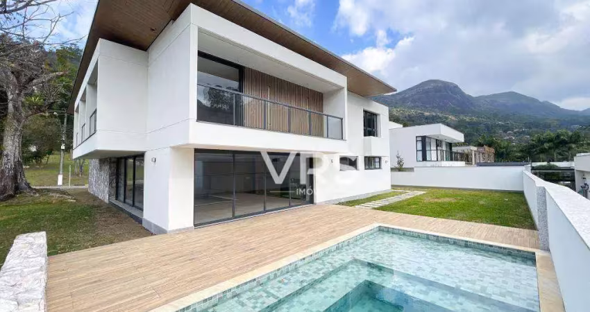 Casa com 4 dormitórios à venda, 540 m² por r$ 5.700.000,00 - quebra frascos - teresópolis/rj