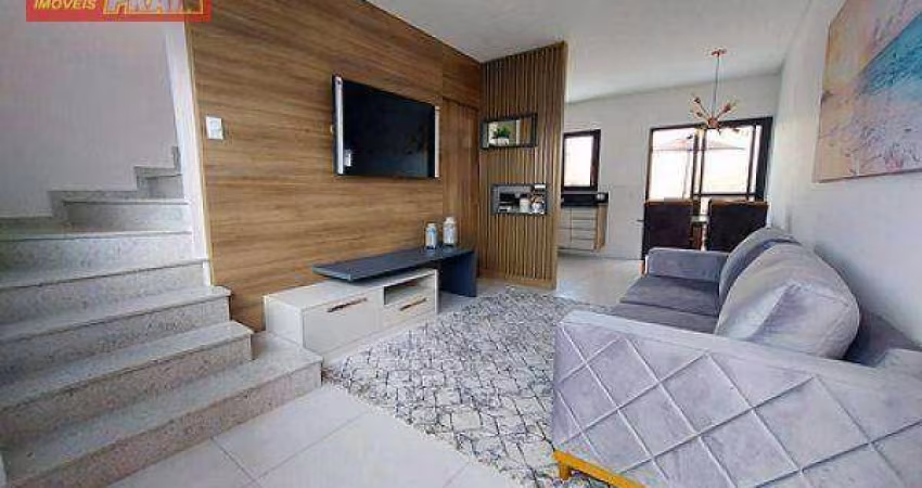 Sobrado com 2 quartos à venda, 74 m² por R$ 330.000 - Vera Cruz - Mongaguá/SP