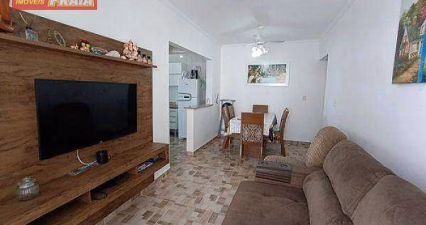 Apartamento com 2 dormitórios à venda, 67 m² por R$ 320.000,00 - Balneario Oceanópolis - Mongaguá/SP