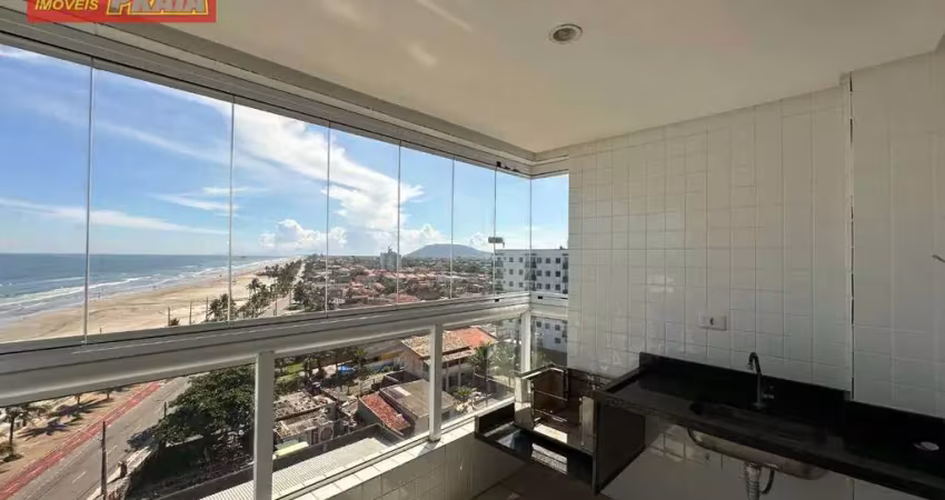Apartamento com vista para o mar! 2 dormitórios, 70 m² por r$ 360.000 - balneário santa eugênia - mongaguá/sp