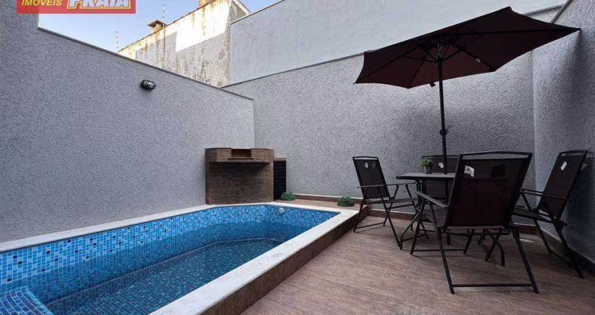 PRAIA DO SONHO 50 METROS PRAIA SOBRADO 2 SUITES PISCINA PRIVATIVA 89 m² por R$ 479.000  ITANHAEM