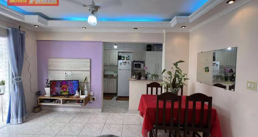 Apartamento com 1 dormitório à venda, 56 m² por R$ 265.000,00 - Vera Cruz - Mongaguá/SP