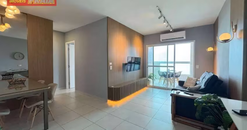 Frente ao mar apartamento 2 quartos, 80 m² por r$ 579.000 - vila atlântica - mongaguá/sp
