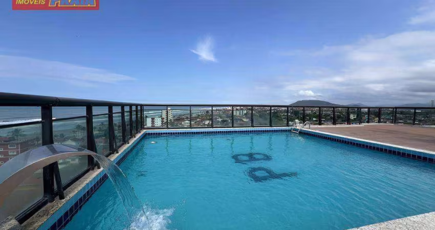 VISTA MAR MONGAGUA 200 METROS DA PRAIA APARTAMENTO LADO PRAIA, 70 m² por R$ 299.000 - Balneário Itaoca - Mongaguá/SP