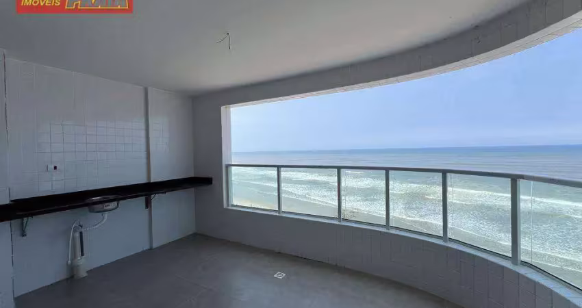 Frente ao mar mongaguá lazer completo apartamento novo 2 quartos r$ 420.000 -