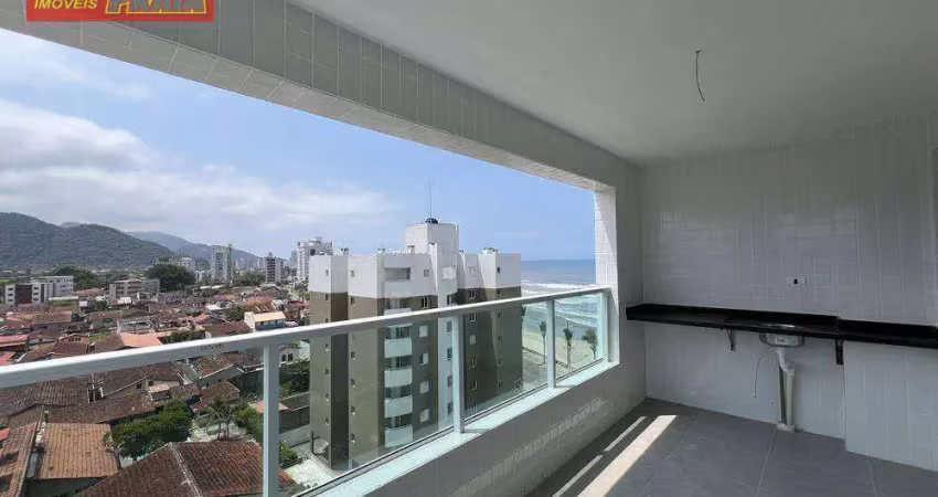 Vista para o mar mongagua apartamento novo 2 quartos, piscina lazer completo 79 m² por r$ 360.000 - vila atlântica - mongaguá/sp