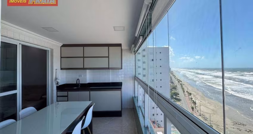 FRENTE AO MAR MONGAGUA MOBILIADO APARTAMENTO 2 QUARTOS, 75 m² por R$ 550.000 - Vila Atlântica