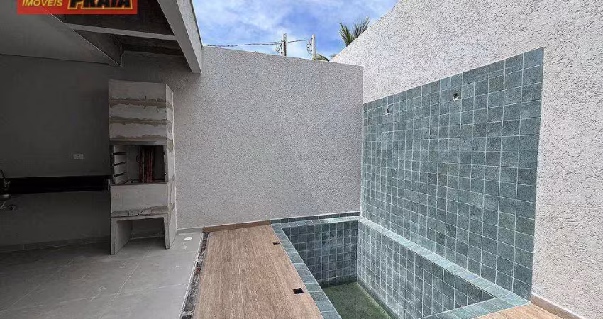 frente ao mar Sobrado em condominio 3 quartos R$ 710.000 - Suarão - Itanhaém/SP