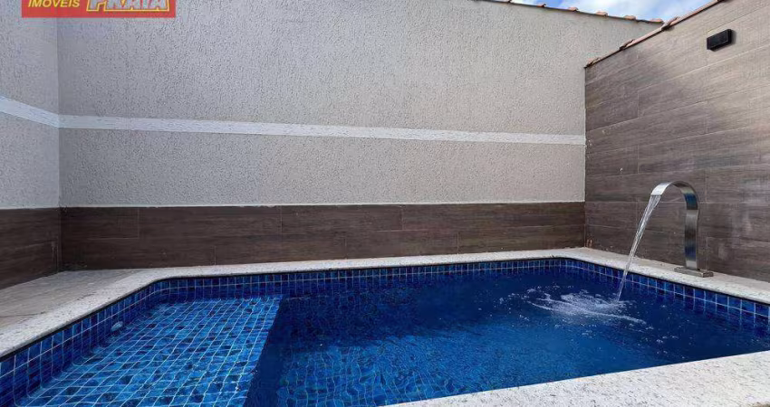 ITANHAEM PISCINA CASA 3 QUARTOS, 82 m² por R$ 450.000 - Belas Artes