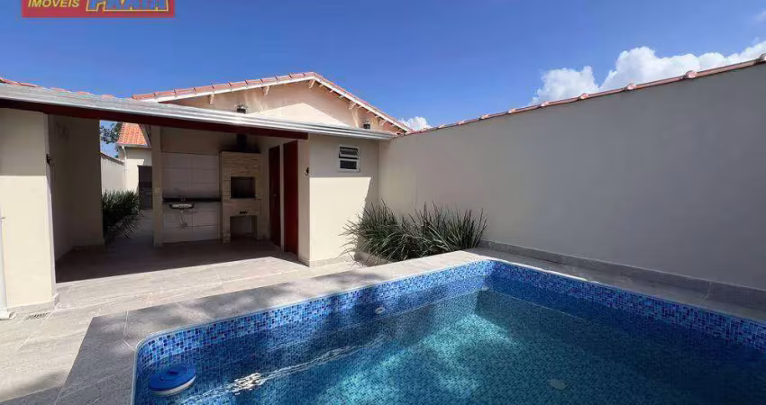 Casa com piscina sol da manhã! 2 quartos 90 m² por r$ 450.000 - vila atlântica - mongaguá/sp