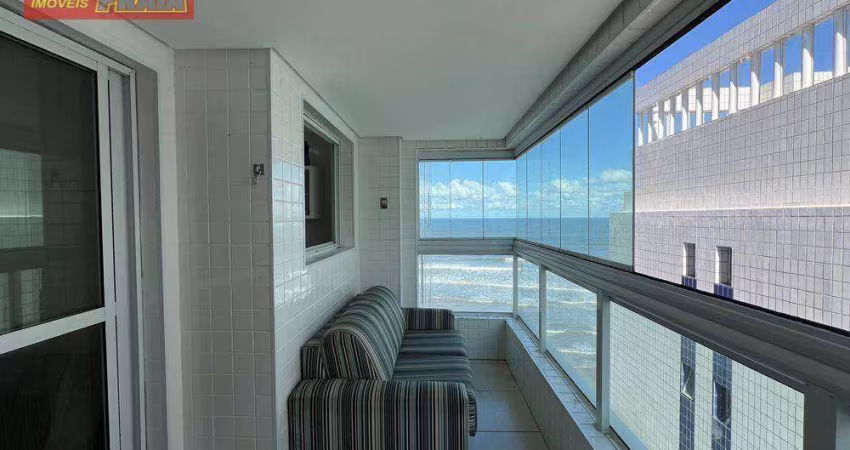 TERRAÇO GOURMET PREDIO FRENTE AO MAR MOBILIADO APARTAMENTO 2 QUARTOS 75 m² por R$ 399.000 - Vila Atlântica - Mongaguá/SP