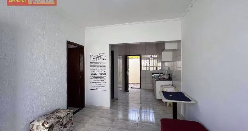 Casa com 2 dormitórios à 900 metros da praia, 65 m² por r$ 185.000 - vila atlântica - mongaguá/sp