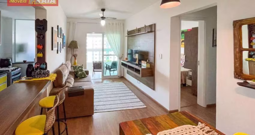 Frente ao mar, terraço gourmet apartamento com 2 quartos, 68 m² por r$ 580.000 - balneário flórida - praia grande/sp