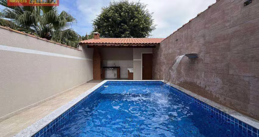 500 metros da praia casa 3 quartos, 107 m² por r$ 469.000 - jardim praia grande - mongaguá/sp