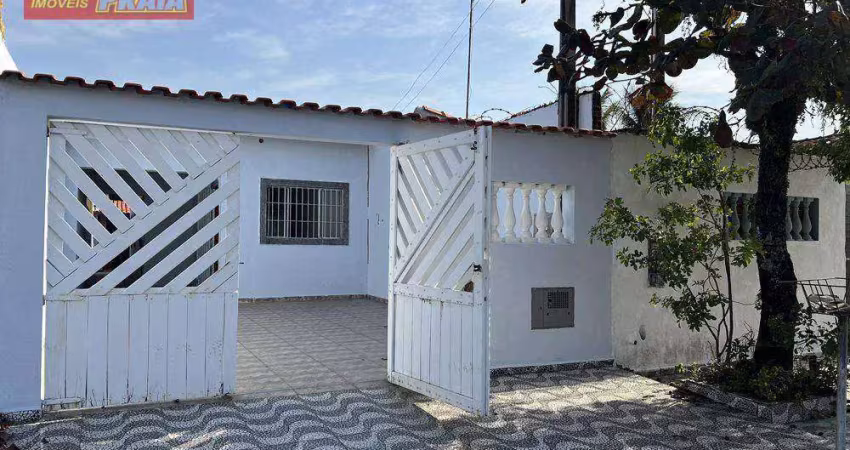 450 metros da praia! casa com 2 dormitórios, 88 m² por r$ 269.900 - balneário itaguaí - mongaguá/sp