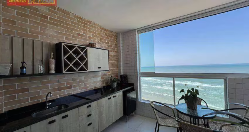 Frente ao mar apartamento com lazer completo! 2 quartos, 80 m² por r$ 850.000 - vila atlântica - mongaguá/sp