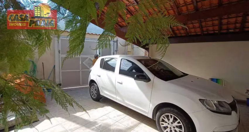 300 metros da praia! casa com 2 dormitórios, 107 m² por r$ 320.000 - solemar - praia grande/sp