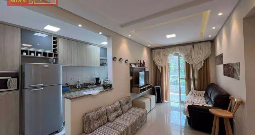 Apartamento 300 metros da praia com 2 dormitórios, 65 m² por r$ 349.900 - vila são paulo - mongaguá/sp