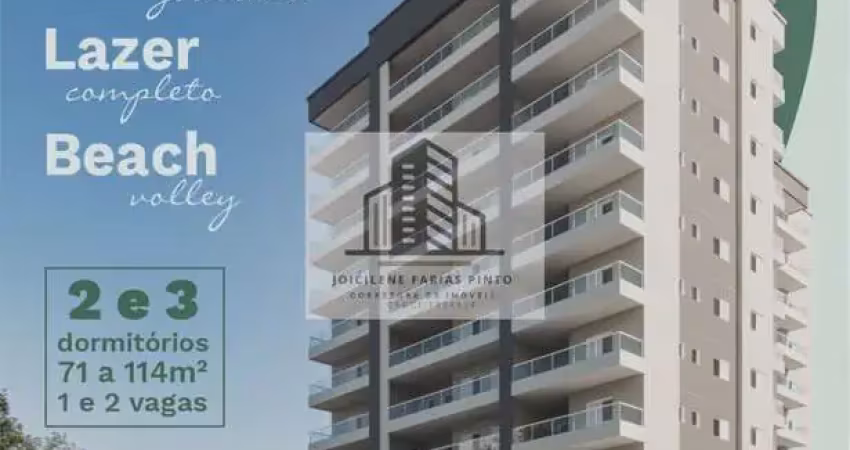 Apartamento à venda em itanhaém-sp, boca da barra: 2 quartos, 1 suíte, 1 sala, 2 banheiros, 1 vaga, 71m². aproveite!