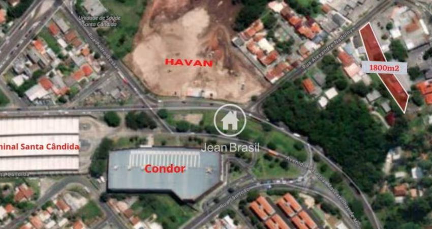 Terreno à venda, 1800 m² por R$ 2.133.000,00 - Santa Cândida - Curitiba/PR
