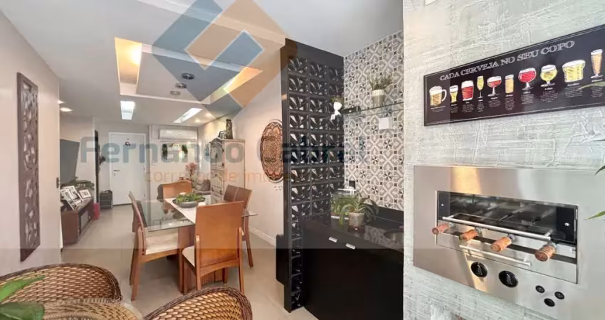 Apartamento à venda em Niterói-RJ, Vital Brazil: 3 quartos, 1 suíte, 1 sala, 3 banheiros, 2 vagas de garagem - 101m².