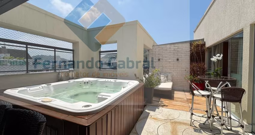 Cobertura de luxo em Icaraí, Niterói-RJ: 3 quartos, 2 suítes, 1 sala, 4 banheiros, 3 vagas de garagem e 160m² de área.