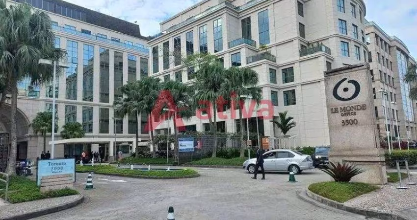 Sala com 36m² a venda no Condomínio Le Monde Office na Barra da Tijuca