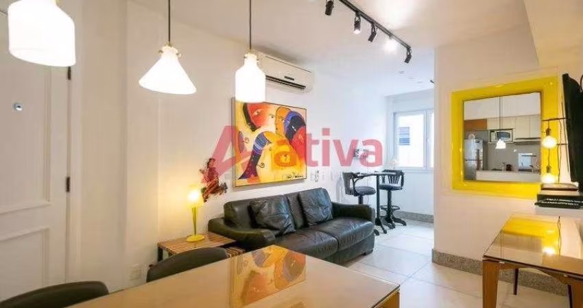 Apartamento com 2 quartos para para alugar totalmente mobiliado no Leblon