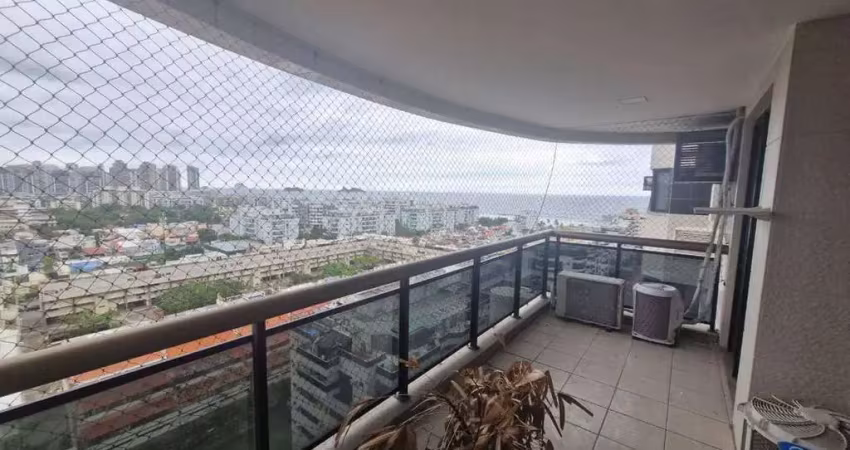Apartamento andar alto com 2 quartos para alugar no condomínio waterways - barra da tijuca - rio de janeiro