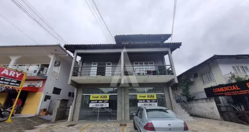 Apartamento com 2 quartos  para alugar, 70.35 m2 por r$1790.00  - iririu - joinville/sc