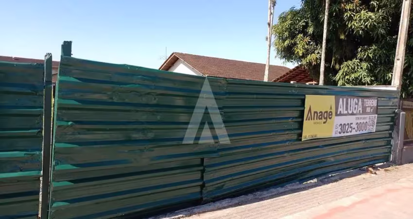 Terreno para alugar, 888.75 m2 por r$3500.00  - boa vista - joinville/sc