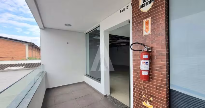 Sala para alugar, 107.46 m2 por r$3800.00  - america - joinville/sc