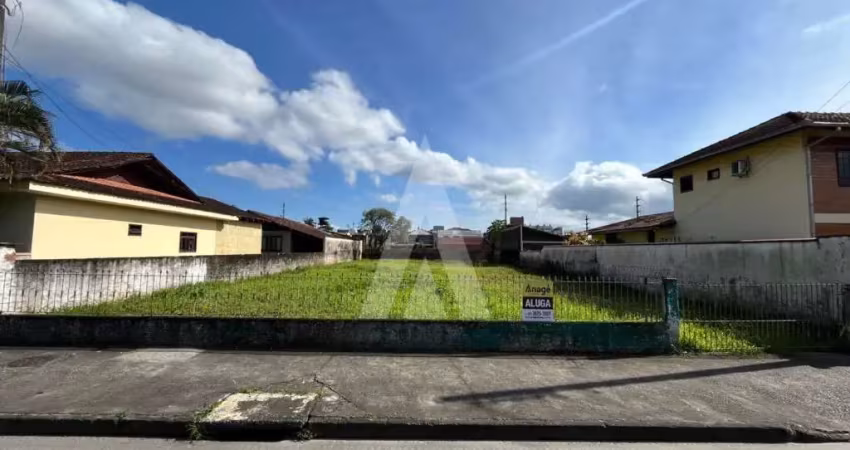 Terreno para alugar, 640.00 m2 por r$2000.00  - bom retiro - joinville/sc