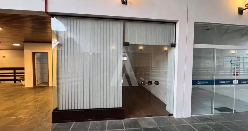 Sala para alugar, 57.47 m2 por r$1300.00  - gloria - joinville/sc