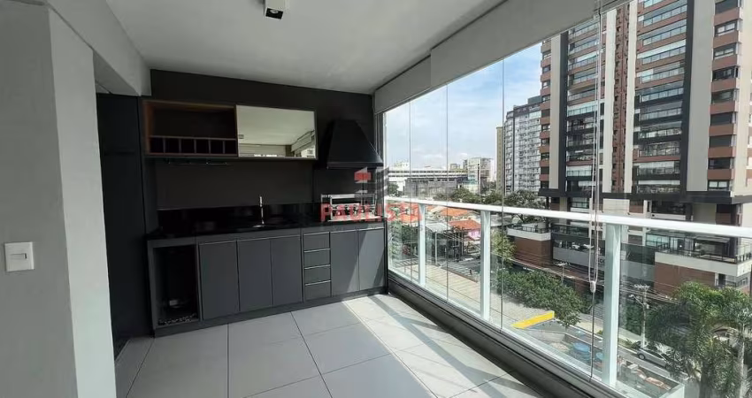 Apartamento para locação, 2 dormitórios e 2 vagas em Moema